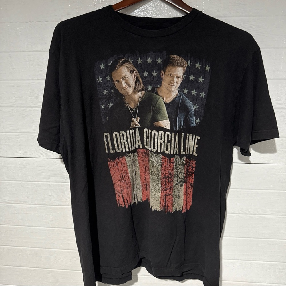 Florida Georgia Line Black Graphic T-Shirt